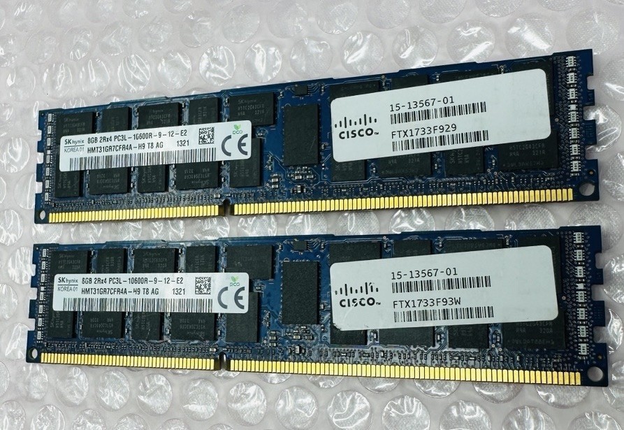 как выглядит SK Hynix HMT31GR7CFR4A-H9 8GB PC3L-10600R DDR3 1333MHz ECC Registered Server RAM фото