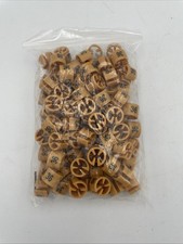 Clothes Hanger Marker Number 36 Fits 3mm Rod Garment Coding Brown 100pcs