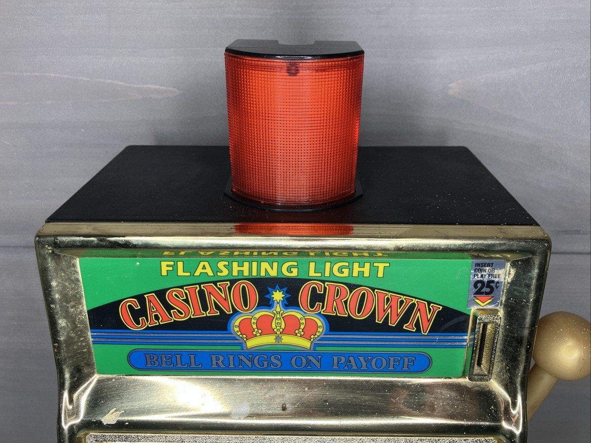 Vintage Waco Casino Crown Novelty Slot Machine 25 Cents Japan 