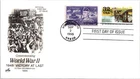 S08-1366, WWII 1945 50TH ANNIV., COMBO, U.S. AND SOVIETS LINK UP, A/C FDC