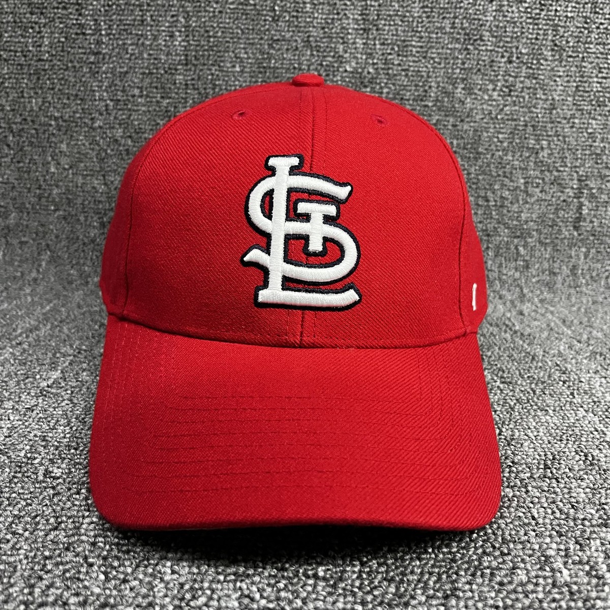 St. Louis Cardinals '47 Brand MVP Red Adjustable Hat MLB Baseball Cap Gray UV