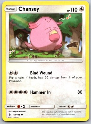 Chansey 101 C Guardians Rising Pokemon NM/M