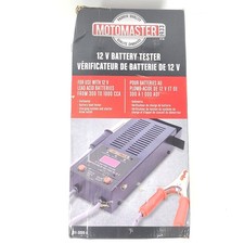 MotoMaster Battery Tester Voltmeter, 125-Amp Load, 12V 011-3009-8 NEW