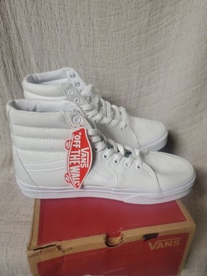 VANS SK8-HI TRUE WHITE UNISEX MEN 7.0 WOMAN 8.5 STYLE CODE VN000D5IW00