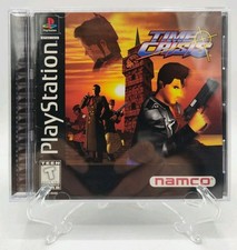 Time Crisis (PS1, 1997) CIB w/ Reg Card + Case Protector VGC Black Label Tested!