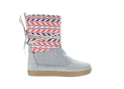 TOMS Womens Nepal Gray Fashion Boots Size 7
