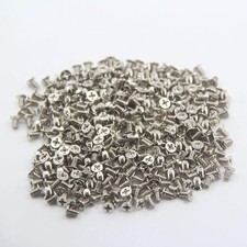100-Pack M3x5mm Flat Head Phillips Screws for 2.5" SSD/HDD - Alloy Steel Nick...