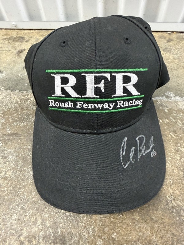 "Chris Buescher "Autographed Roush Fenway Racing Hat