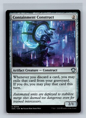Containment Construct 344 Commander Secrets of Strixhaven Magic The Gathering NM