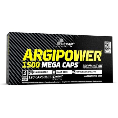 ARGIPOWER 1500 MEGA CAPS - 120 Kapseln - Muskelpump Muskelaufbau Regeneration