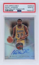 2020 Panini Impeccable Magic Johnson PSA 10 Spectra Hall Of Fame Signature AUTO
