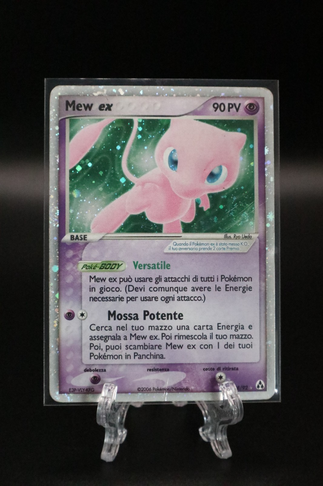 Pokemon Mew ex 88/92 EX Legend Maker Holo ITA EX Vintage