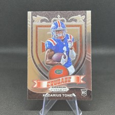 2021 Panini Prizm Draft Picks Kadarius Toney Crusade #176 Rookie Rc