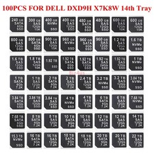 100x DXD9H X7K8W Tray Caddy Adhesive Stickers Labels FOR DELL G14 HDD Stickers