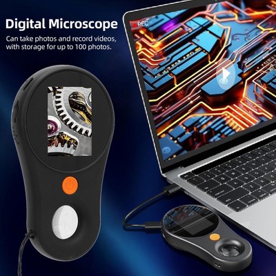 Digital Microscope 2MP 500x Magnification 2.0in Color Screen Fixed Focus Por Hot