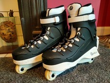 Anarchy Revolution II Aggressive Inline Skates Size 8UK with kiltik V2 plates