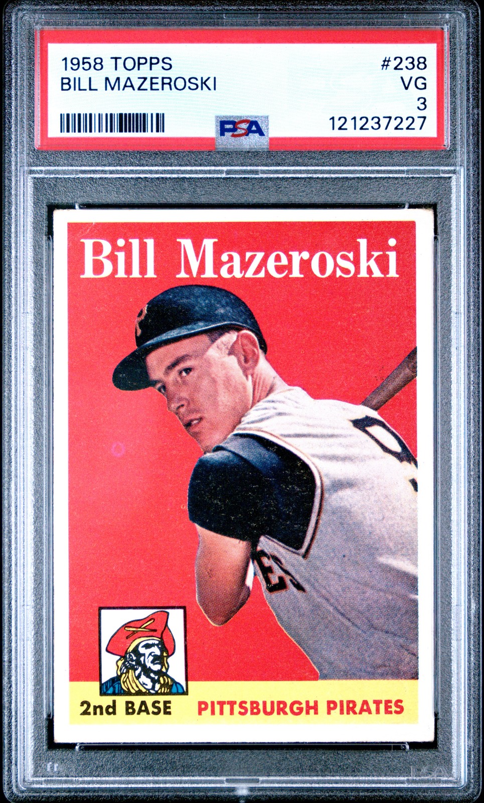 1958 TOPPS #238 BILL MAZEROSKI PSA 3