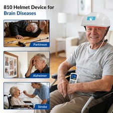 Photobiomodulation Brain Helmet 810nm Near Infrared Light Therapy for Parkinsons
