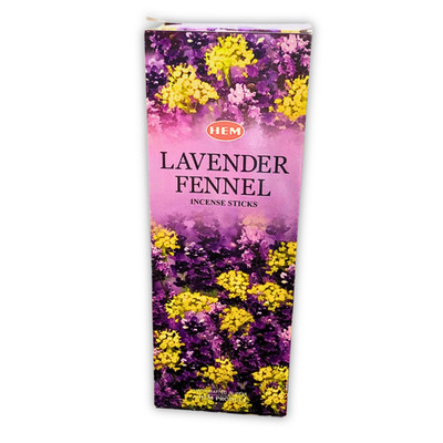 HEM Lavender Fennel Incense   Lavanda Hinojo 120 Sticks