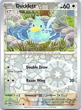 Ducklett Twilight Masquerade 139/167 Common Pokemon Reverse Holo NM Pokemon Card