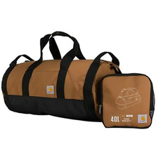 Carhartt 40L Classic Duffel Bag, Carhartt Brown
