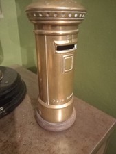 Vintage Brass Post Office Moneybox