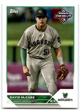 2023 Topps Pro Debut David McCabe Augusta GreenJackets #PD-180