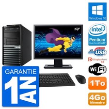 PC Tour Acer M4630G Ecran 19" Intel G3220 RAM 4Go Disque Dur 1To Windows 10 Wifi
