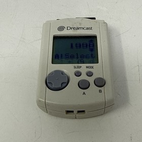 Tested Fresh Batteries Sega Dreamcast Visual Memory Unit VMU Gray HKT-7000 OEM