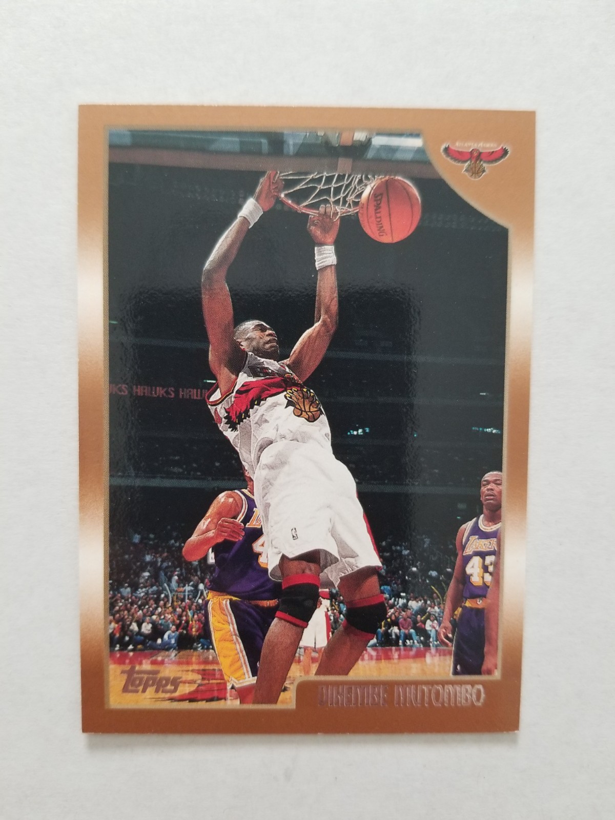 1998-99 Topps Dikembe Mutombo Atlanta Hawks #55