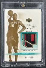 DAHNTAY JONES 2003-04 UPPER DECK ULTIMATE COLL #DJ-P ROOKIE PATCH RC 005/100