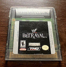THQ WWF Betrayal Nintendo Game Boy Color Wrestling E Rated NTSC-U/C