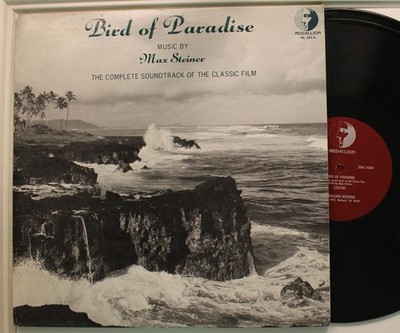 Max Steiner 2 - Disc Lp Bird Of Paradise On Medallion - Vg+ To Vg++/ Vg++