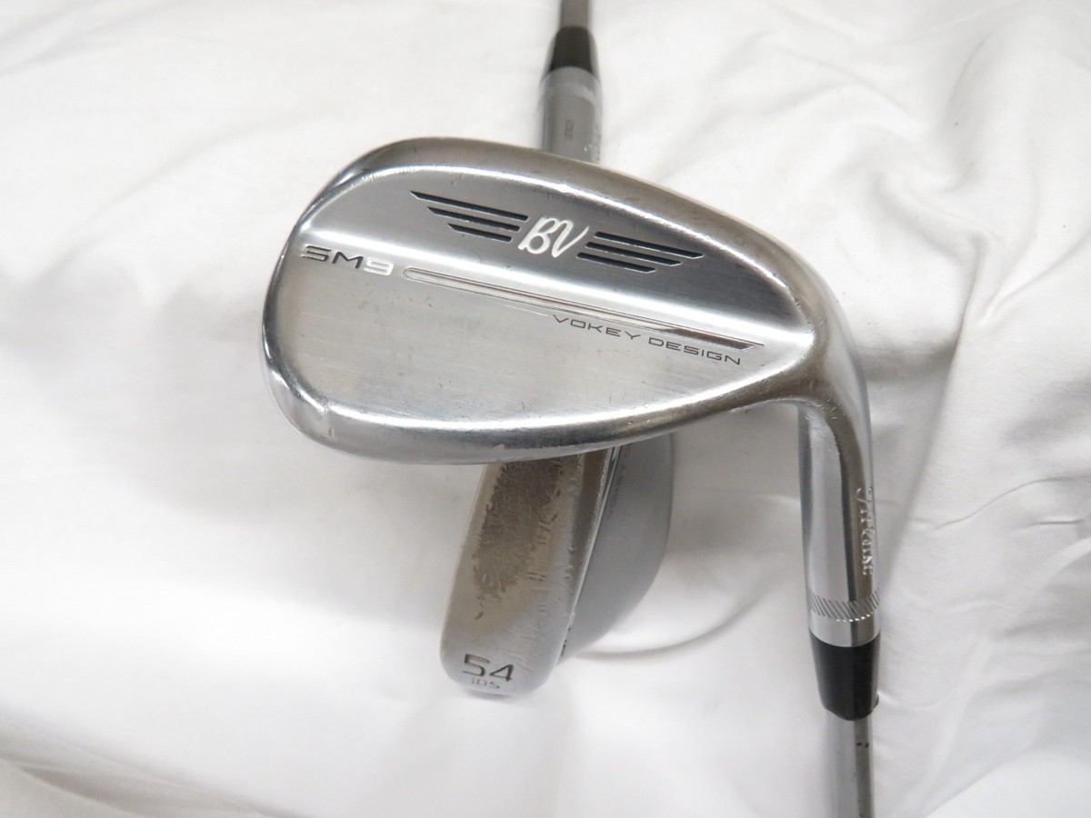 Used Titleist Vokey SM9 54.10* 58.10* Wedge Set Fubuki MV Senior