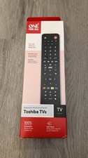 One For All Replacement Remote for Toshiba TV New Open Box