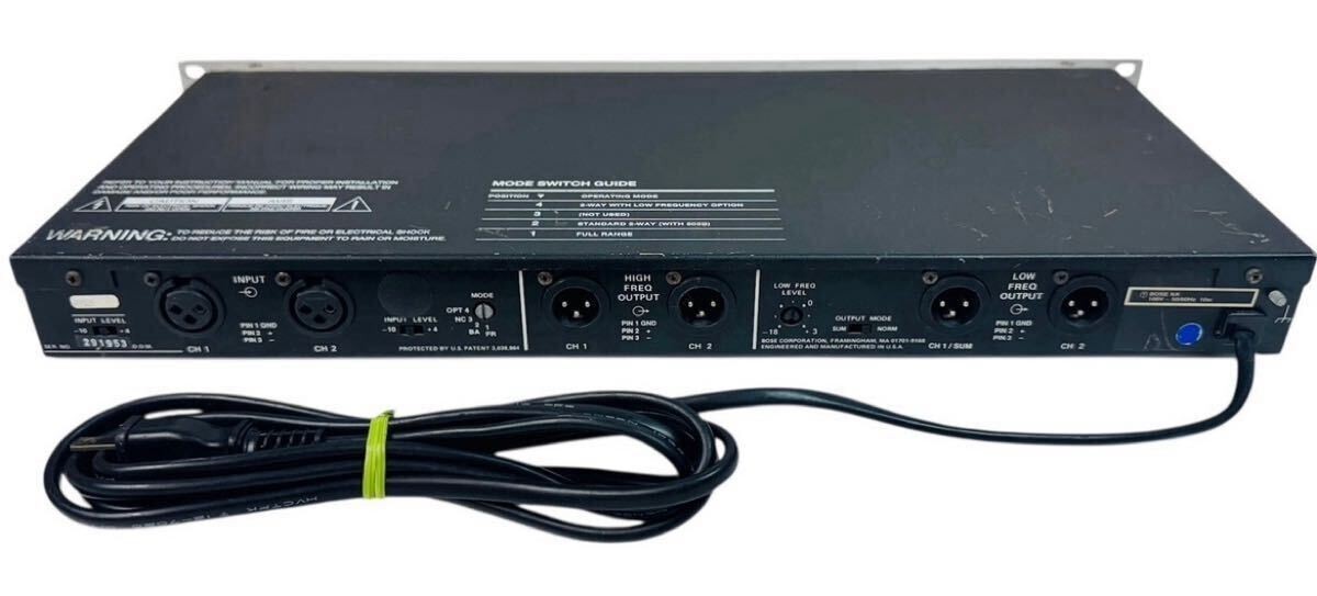 Bose 802C ii System Controller Rare Black Rackmount 802CII Used