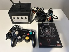 Nintendo GameCube Console Black, Full Set Up With Game