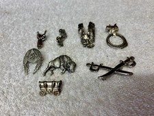 Pin Badges Brooches. Western/Cowboy/ Country Western Style Job Lot