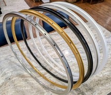 KINLIN XR-240 700C ALUMINUM ALLOY 32H SEMI-AERO NEW BICYCLE BIKE RIMS - NOS