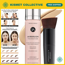 Airbrush Foundation 2pc Set - Lightweight, Flawless Finish, Light Medium Shade
