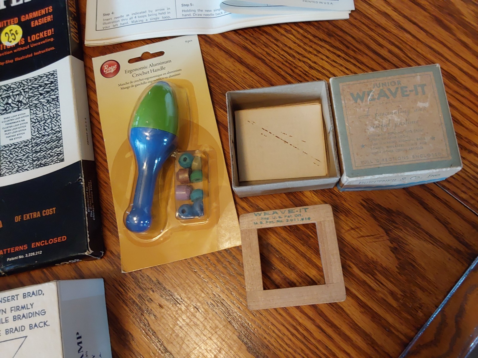 LOT of Knitting/Crochet Tools w/Boxes