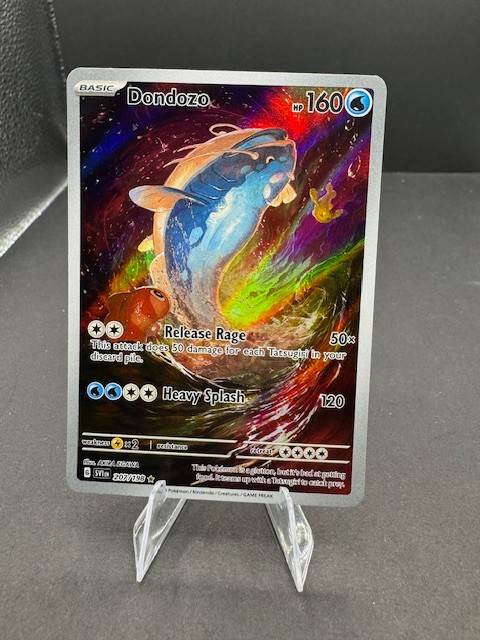 Dondozo 207/198 Illustration Rare Pokemon Scarlet & Violet Base NM
