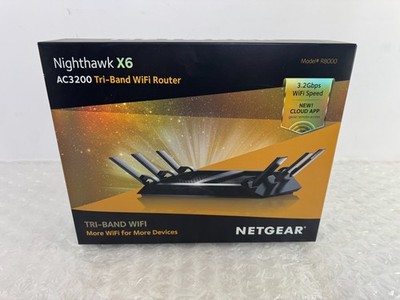NETGEAR Nighthawk X6 AC3200 Tri-Band Wi-Fi Router (R8000)