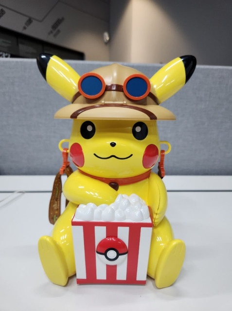 Pokemon Pikachu Popcorn Bucket (Korea Everland Limited Item)