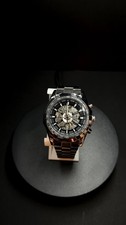 Winner Automatic Skeleton Dial Men s Watch Stainless Steel Mechanical