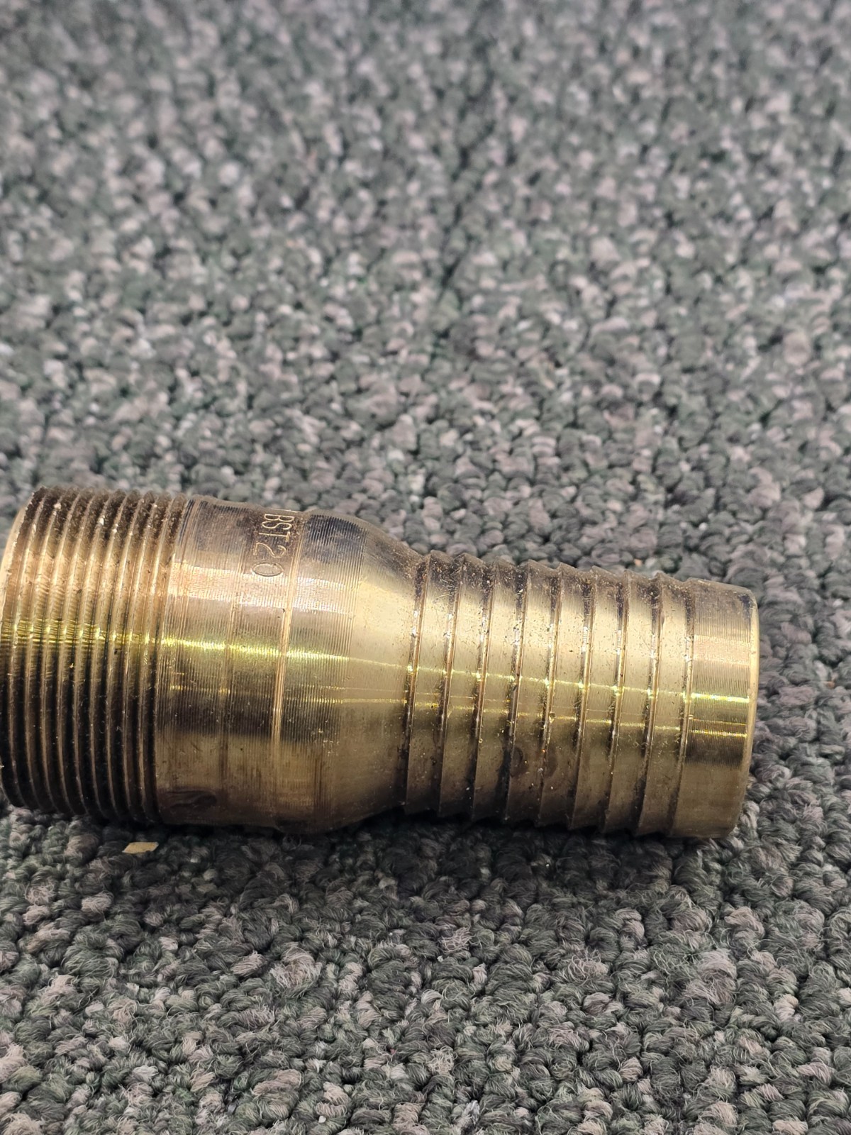 Dixon BST20 Brass King Combination Nipple 1-1/2" Male NPT x 1-1/2" Hose ID End