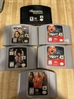 N64 Nintendo Wrestling Lot: WWF Warzone WCW Nitro, Wrestlemania 2000 + Lot Of 6