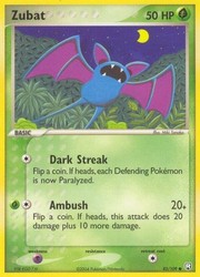 Zubat 82/109 EX Team Rocket Returns