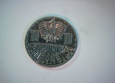 Austria 1979 10 Groschen Second Republic Groschen (Federal Eagle) Coin