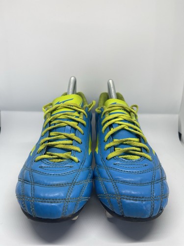 SCARPE DA CALCIO MIZUNO MORELIA NEO CL MIX BLU/GIALLO UK TAGLIA 8 BUONE - Foto 3 di 13